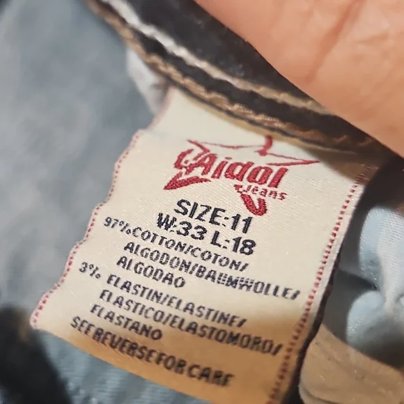 L.A. Idol Blue Denim Jeans with White Stitching Comes With A Cute Top - Picture 2 of 13